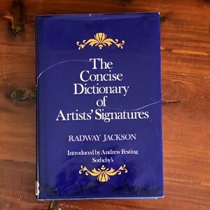 Artist Signature Dictionary 1980